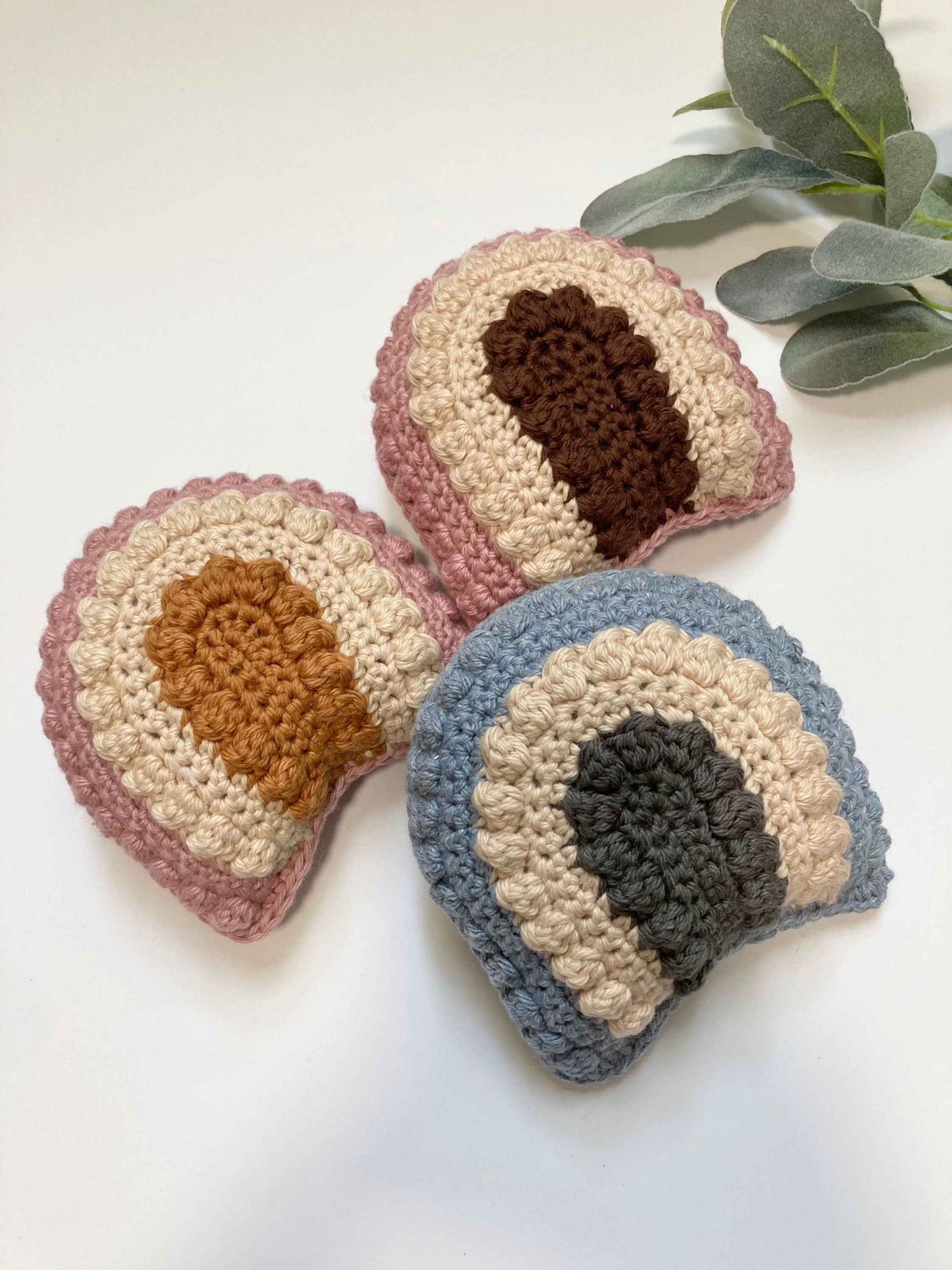 Crochet Rainbow Baby Rattle: Boho Nursery Toy, Expecting Mom Gift