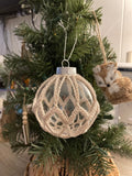 Boho Christmas Ornaments, Crochet Christmas Ornaments, Crochet Ornaments, Christmas Ornaments Crochet, Farmhouse Ornaments, Christmas Decor