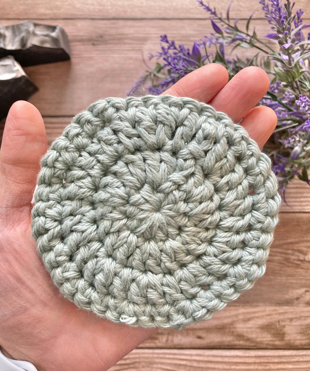 Crochet Face Scrubbies: Cotton Makeup Remover Pads, Eco Friendly Set