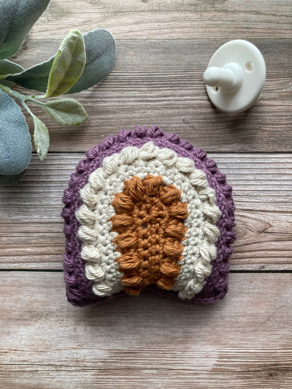 Crochet Rainbow Baby Rattle: Boho Nursery Toy