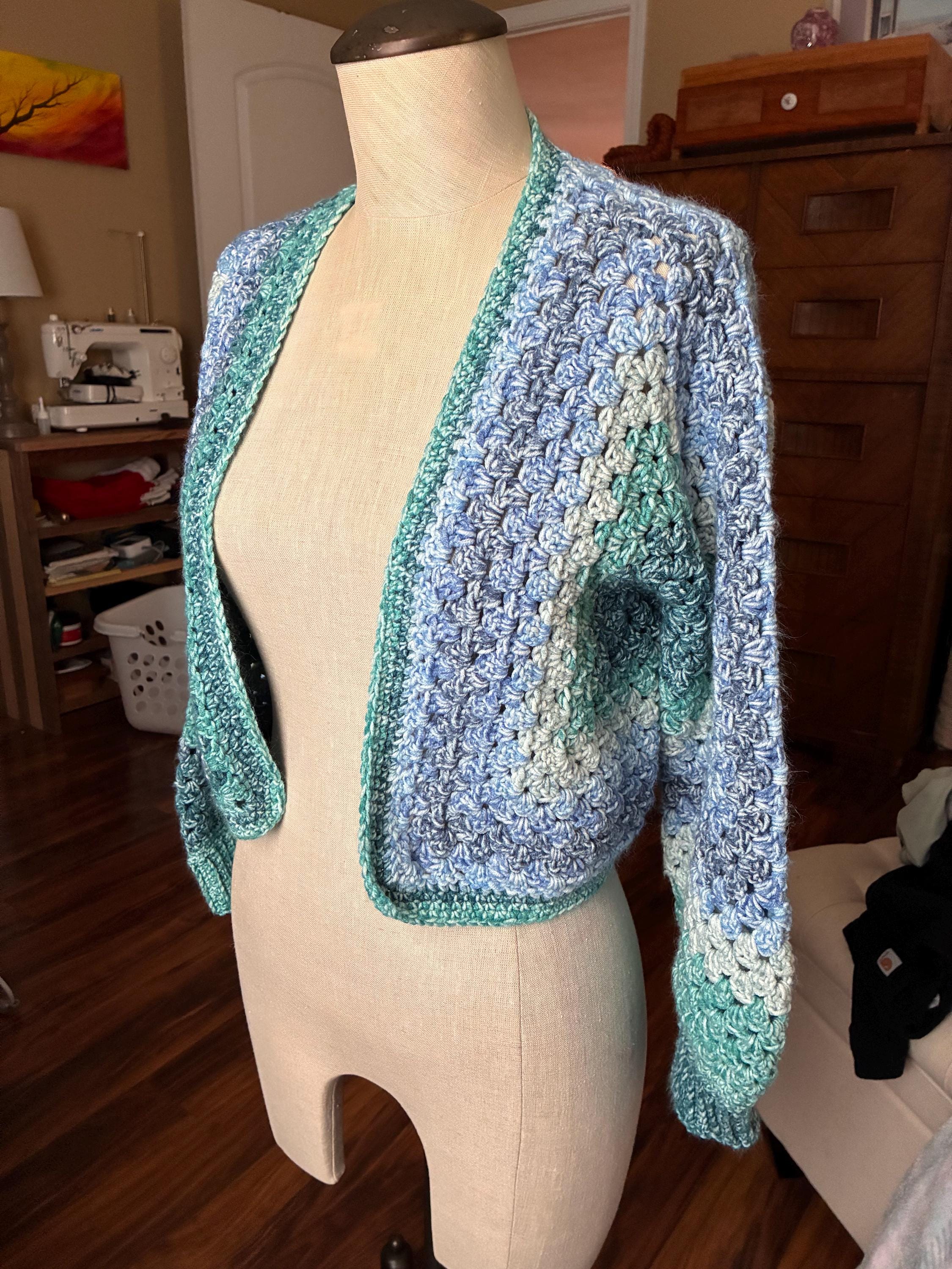 Handmade Cardigan, Crochet Sweater