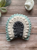 Crochet Baby Rattle: Rainbow Boho Nursery Gift