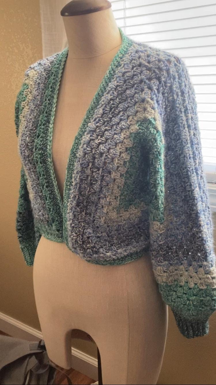 Handmade Cardigan, Crochet Sweater