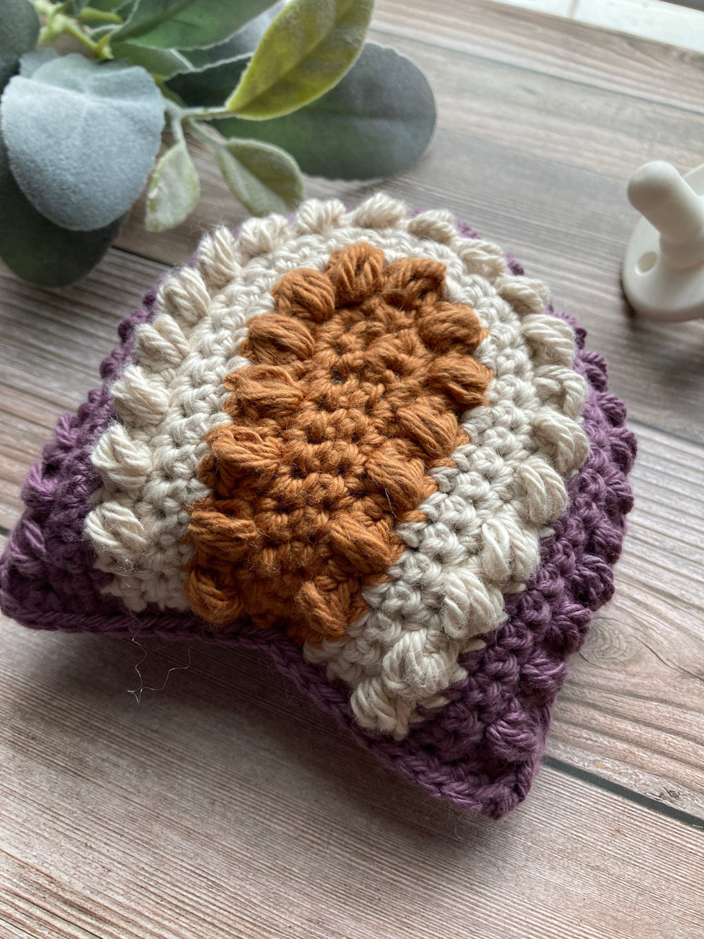 Crochet Rainbow Baby Rattle: Boho Nursery Toy