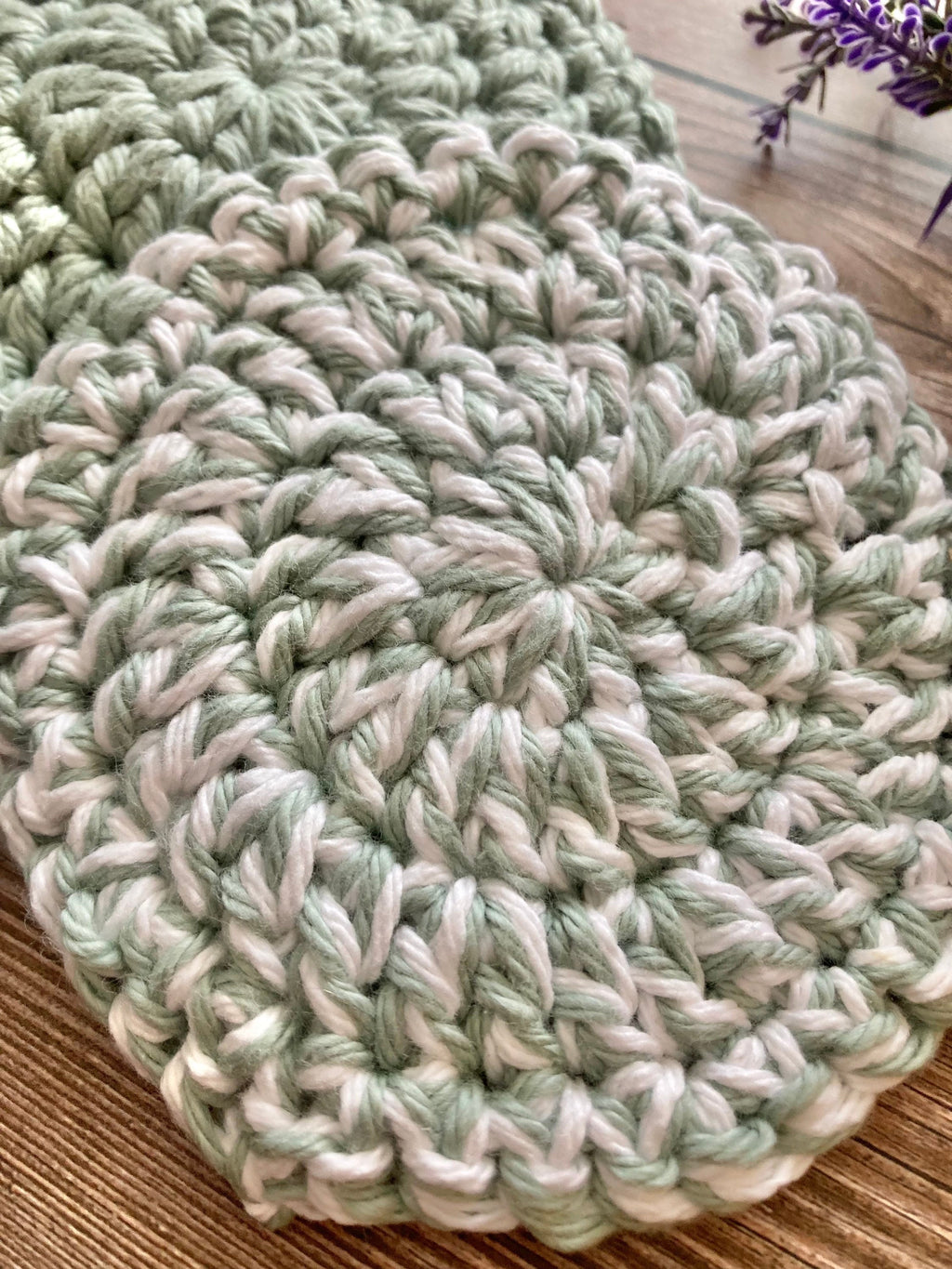 Crochet Face Scrubbies: Cotton Makeup Remover Pads, Eco Friendly Set