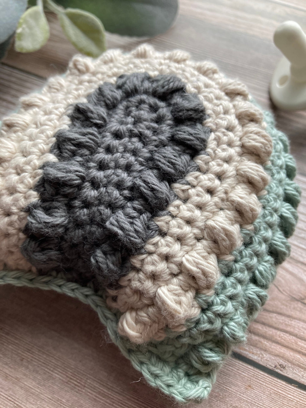 Crochet Rainbow Baby Rattle: Boho Nursery Toy, Expecting Mom Gift