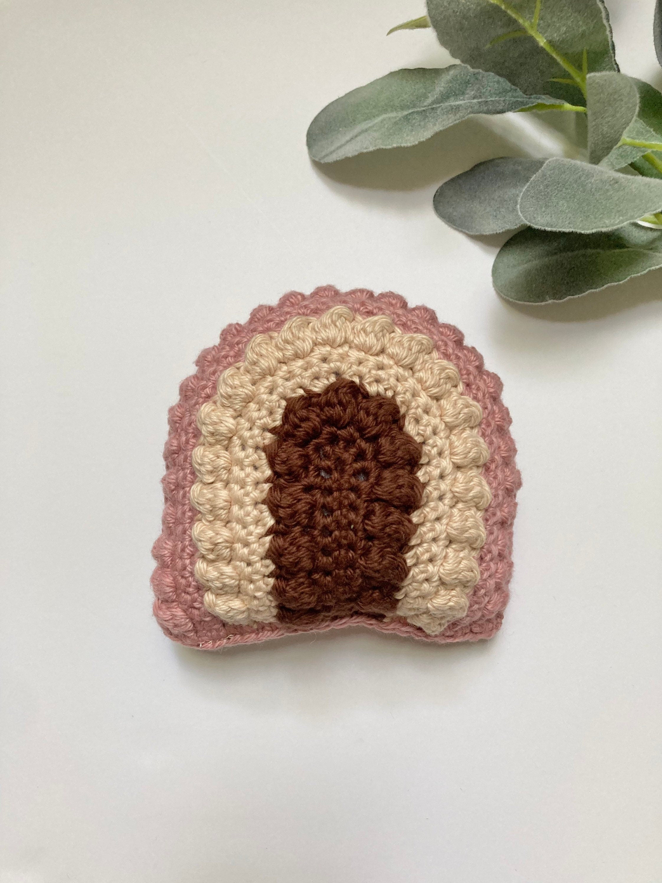 Crochet Rainbow Baby Rattle: Boho Nursery Toy, Expecting Mom Gift