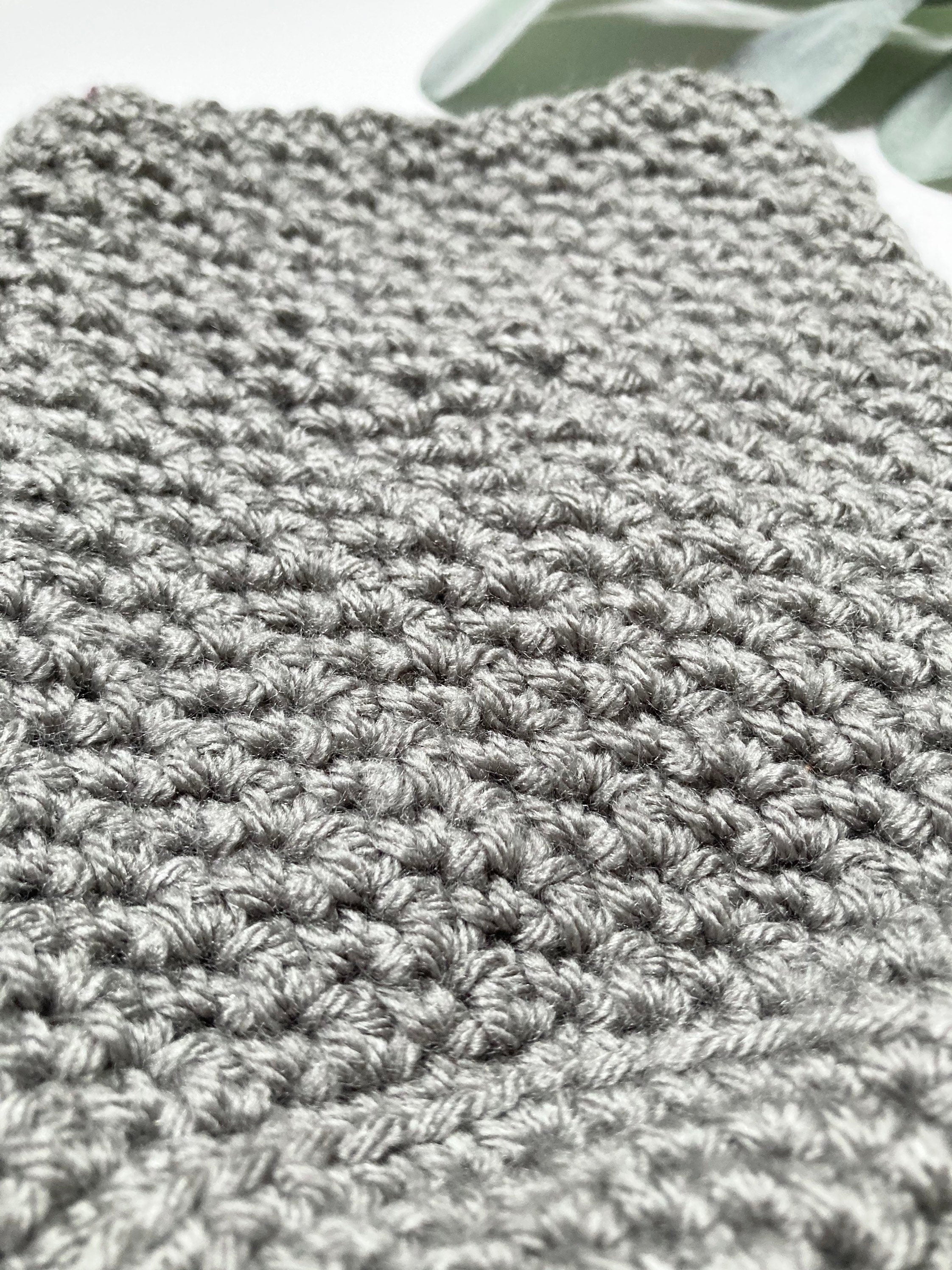 Gray Crochet Mason Jar Cozy: Boho Drink Sleeve