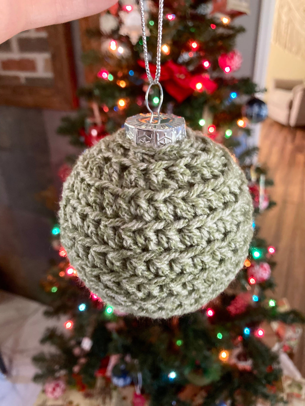 Handmade Christmas Ornament, Crocheted Christmas Ornaments, Christmas Ornament Gift, Handmade Ornament, Spiral Ball Ornament, Christmas Gift