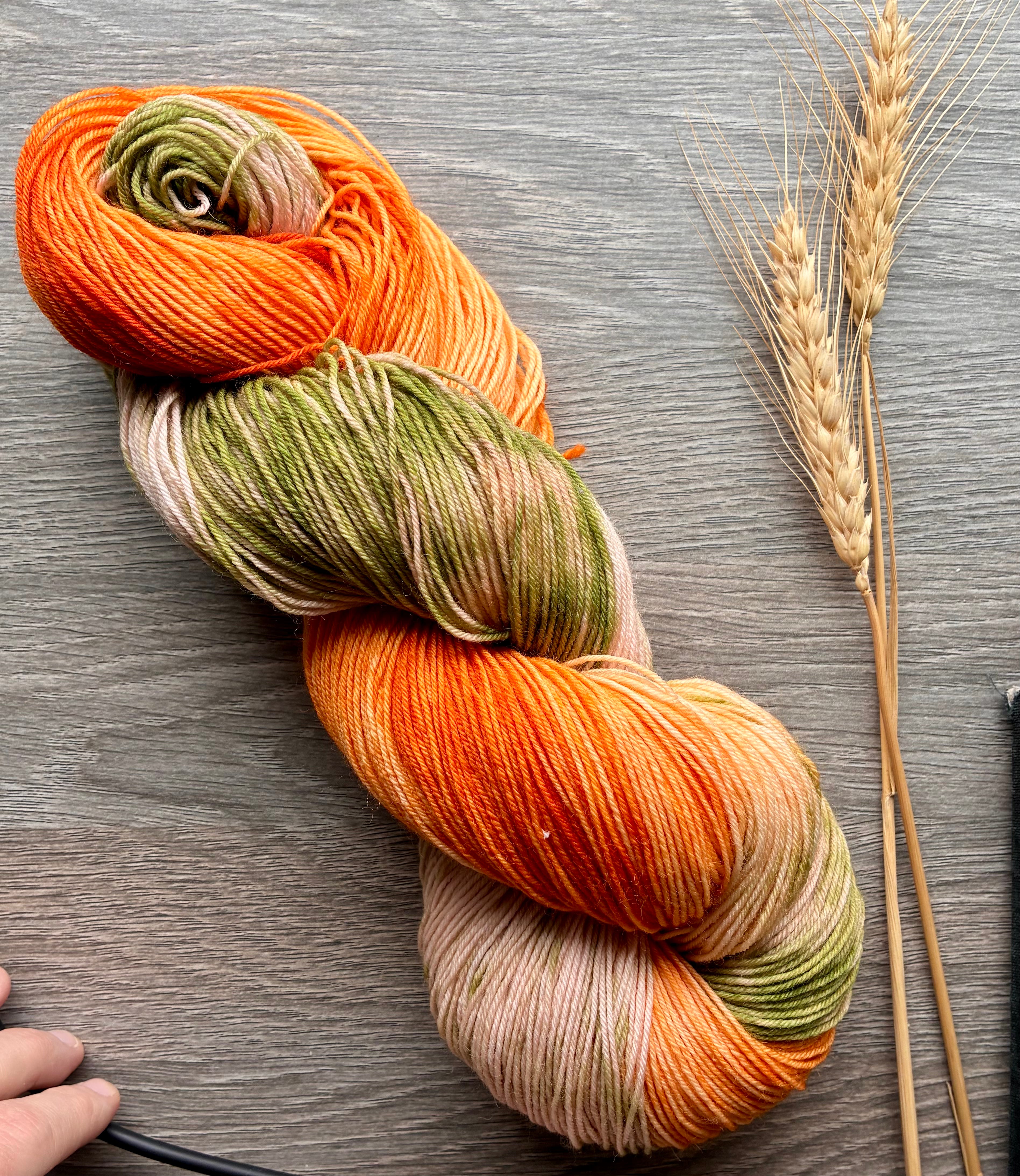 Poppy Fields, Hand-dyed Yarn