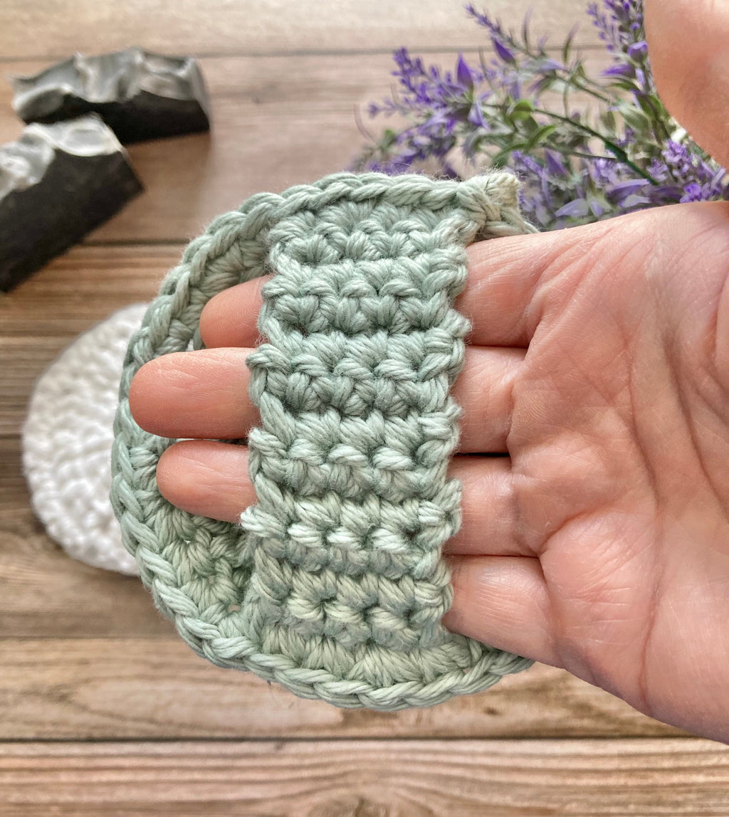 Crochet Face Scrubbies: Cotton Makeup Remover Pads, Eco Friendly Set
