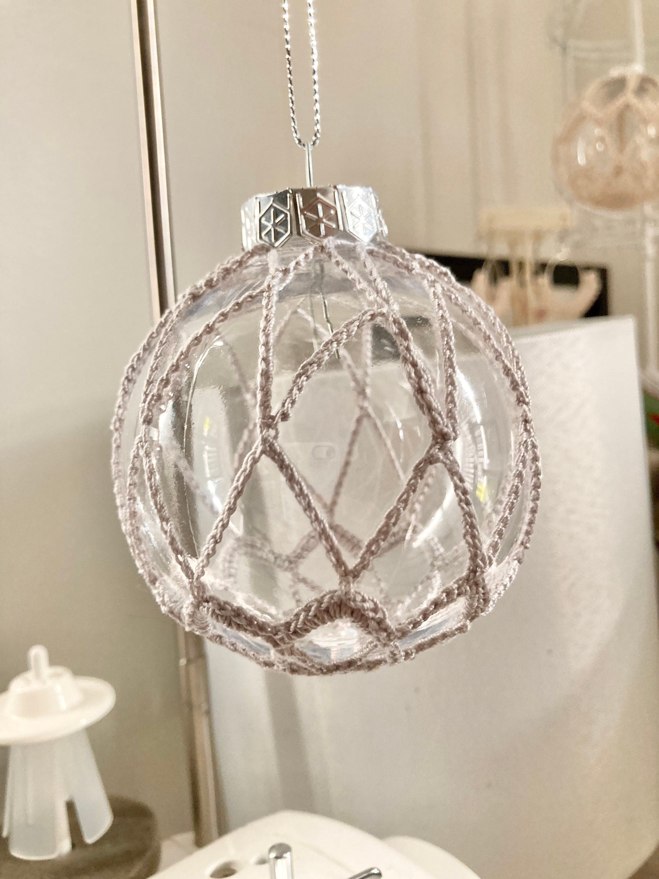 Boho Christmas Ornaments, Crochet Christmas Ornaments, Crochet Ornaments, Christmas Ornaments Crochet, Farmhouse Ornaments, Christmas Decor