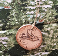Woodburned Christmas Ornament / Woodburned Ornament / Christmas Ornament / Farmhouse Christmas